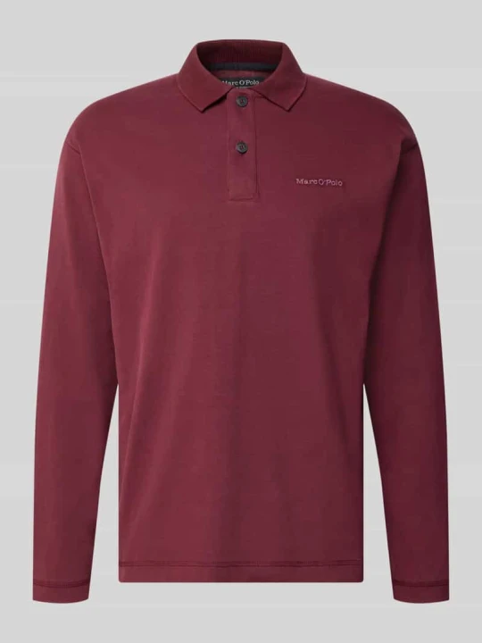 Zdjęcie produktu Koszulka polo o kroju relaxed fit z czystej bawełny Marc O'Polo Bordowy
