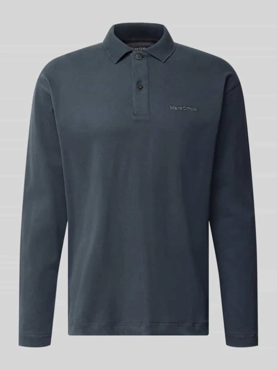 Zdjęcie produktu Koszulka polo o kroju relaxed fit z czystej bawełny Marc O'Polo Granatowy