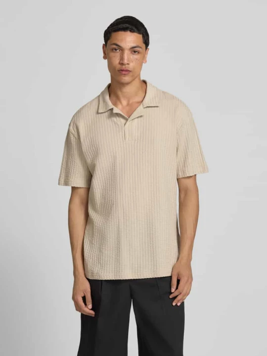 Zdjęcie produktu Koszulka polo o kroju relaxed fit z czystej bawełny model 'AUSTIN' Only & Sons Beżowy