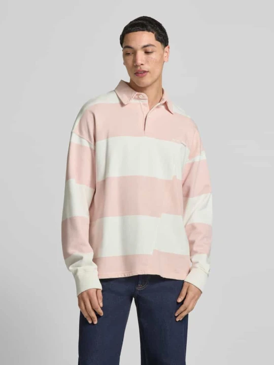Zdjęcie produktu Koszulka polo o kroju relaxed fit z czystej bawełny model 'Castelluccio' Pegador Mocnoróżowy