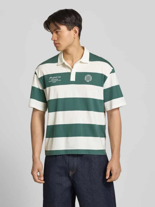Zdjęcie produktu Koszulka polo o kroju relaxed fit z czystej bawełny model 'DEVIN' Only & Sons Zielony