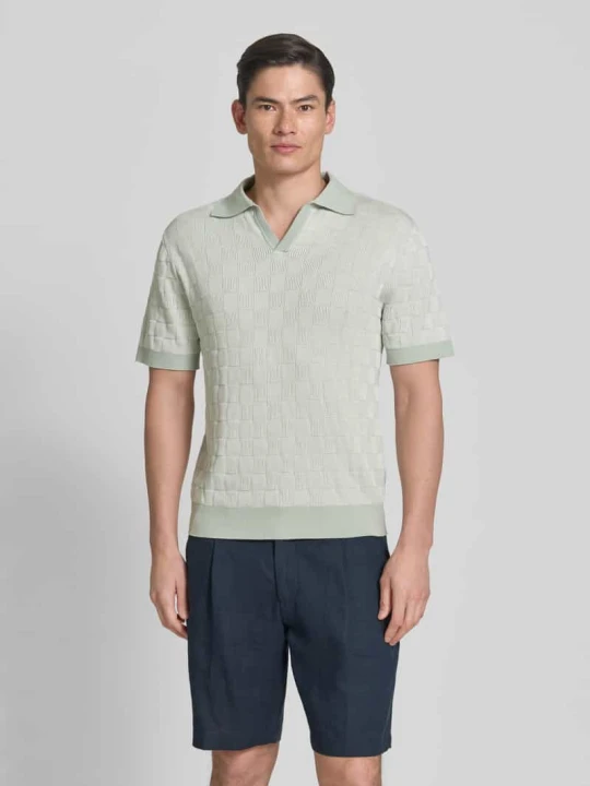 Zdjęcie produktu Koszulka polo o kroju relaxed fit z czystej bawełny model 'MILAS' Selected Homme Limonkowy