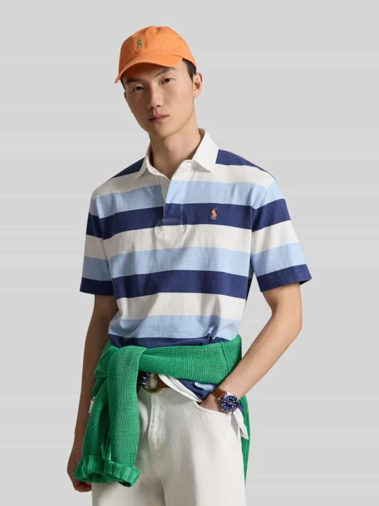 Zdjęcie produktu Koszulka polo o kroju relaxed fit z czystej bawełny Polo Ralph Lauren Niebieski