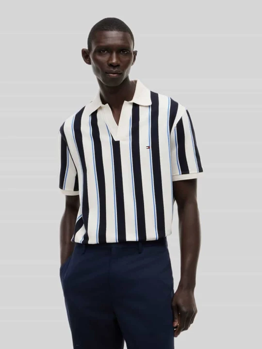 Zdjęcie produktu Koszulka polo o kroju relaxed fit z czystej bawełny Tommy Hilfiger Niebieski