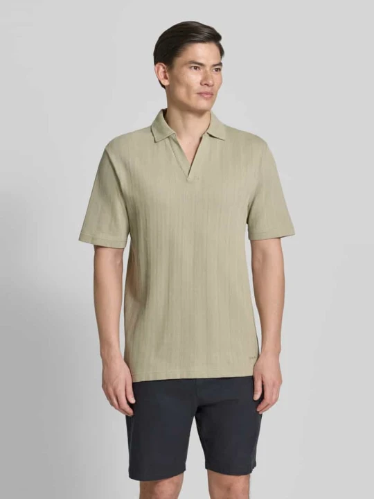 Zdjęcie produktu Koszulka polo o kroju relaxed fit z fakturowanym wzorem model 'DALIBO' Hugo Miętowy