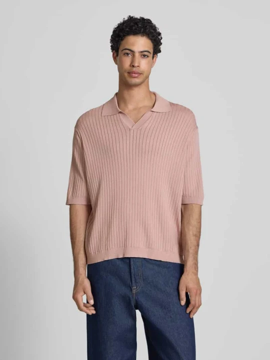 Zdjęcie produktu Koszulka polo o kroju relaxed fit z mieszanka wiskozy model 'FLINT' Only & Sons Różowy