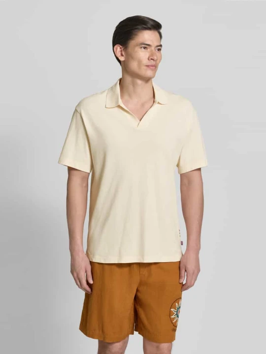 Zdjęcie produktu Koszulka polo o kroju relaxed fit z pikowanej dzianiny (pique) Scotch & Soda Złamany biały