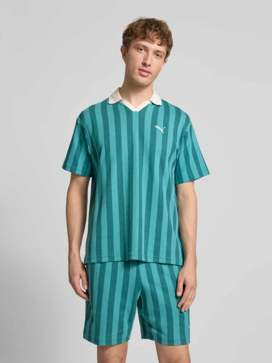 Zdjęcie produktu Koszulka polo o kroju relaxed fit z wyhaftowanym logo Model 'CLASS' Puma Butelkowy zielony