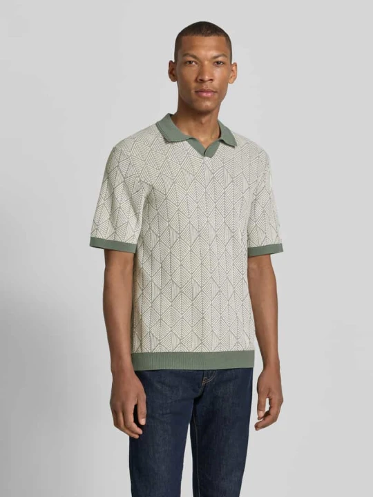 Zdjęcie produktu Koszulka polo o kroju slim fit w imitacji dzianiny model 'Blake' Jack&Jones Limonkowy