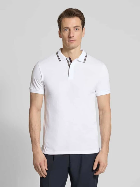 Zdjęcie produktu Koszulka polo o kroju slim fit z bawełny Colmar Biały