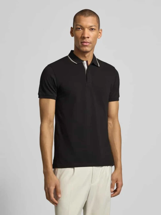 Zdjęcie produktu Koszulka polo o kroju slim fit z bawełny Colmar Czarny