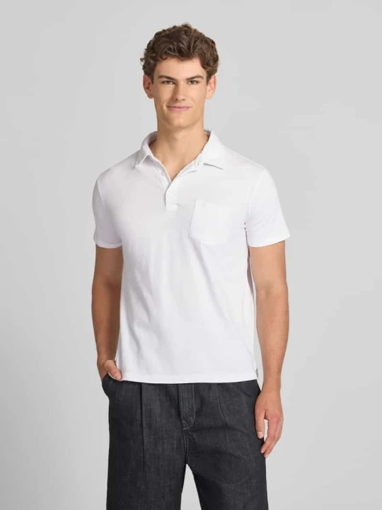 Zdjęcie produktu Koszulka polo o kroju slim fit z brustaszą Superdry Złamany biały