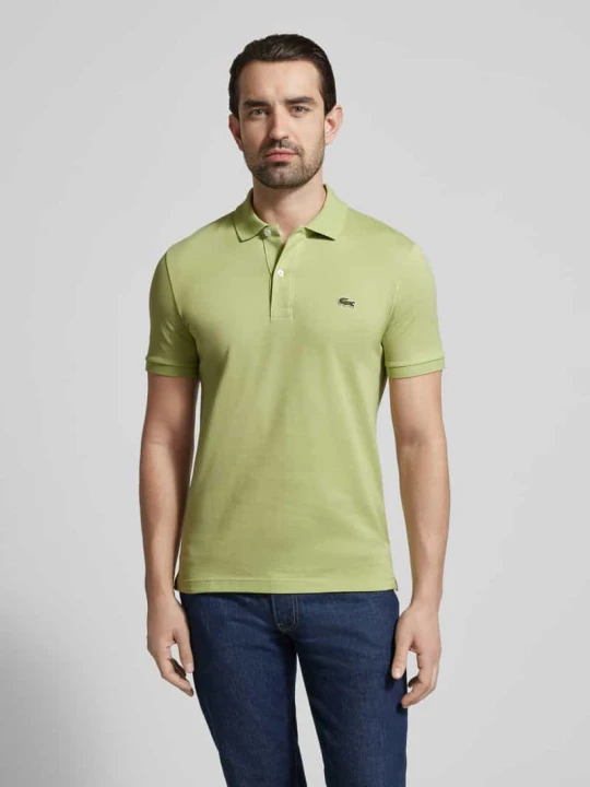 Zdjęcie produktu Koszulka polo o kroju slim fit z czystej bawełny Lacoste Jabłkowozielony