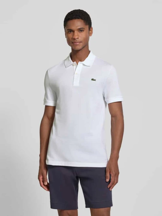 Zdjęcie produktu Koszulka polo o kroju slim fit z czystej bawełny Lacoste Biały