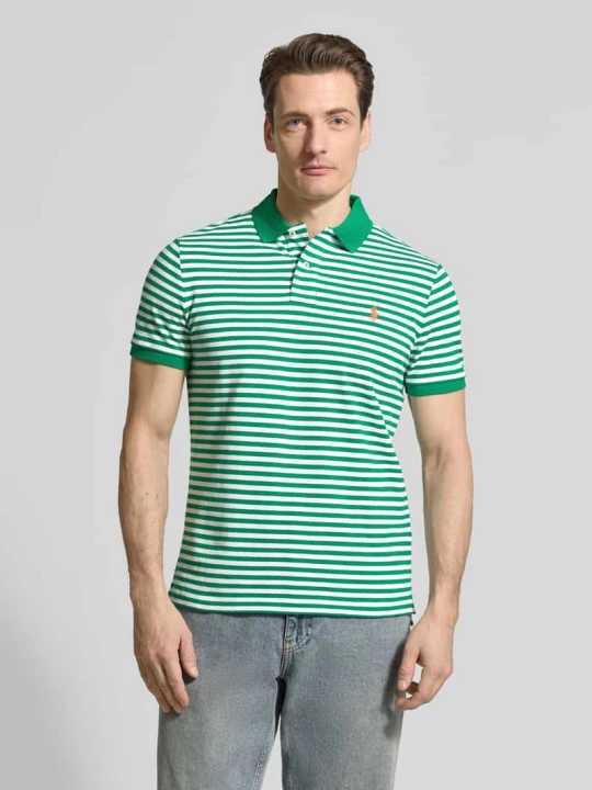 Zdjęcie produktu Koszulka polo o kroju slim fit z czystej bawełny Polo Ralph Lauren Zielony
