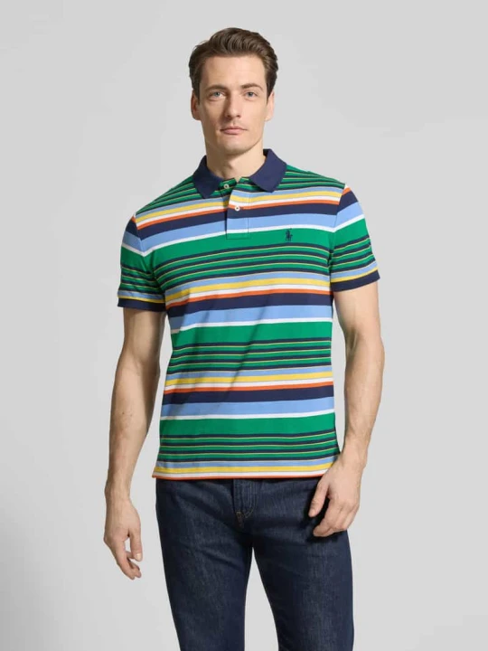 Zdjęcie produktu Koszulka polo z czystej bawełny o kroju slim fit Polo Ralph Lauren Zielony