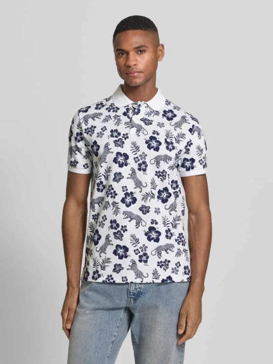 Zdjęcie produktu Koszulka polo o kroju slim fit z czystej bawełny Polo Ralph Lauren Granatowy