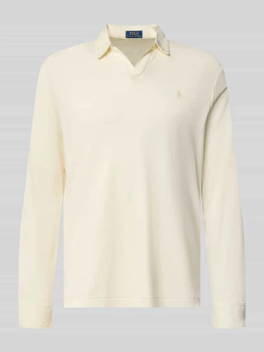 Zdjęcie produktu Koszulka polo o kroju slim fit z czystej bawełny Polo Ralph Lauren Złamany biały
