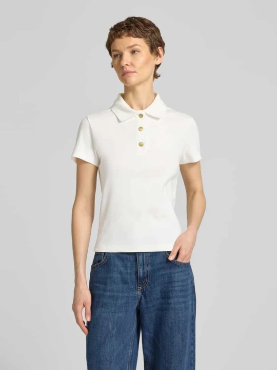 Zdjęcie produktu Koszulka polo o kroju slim fit z czystej bawełny Tommy Hilfiger Écru