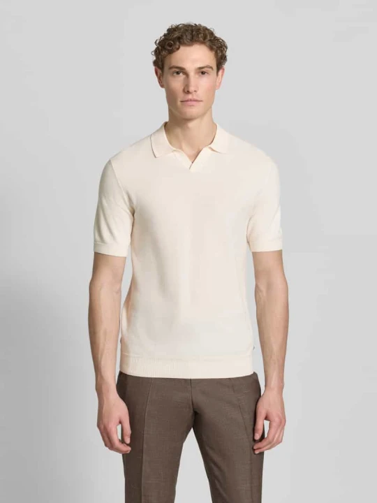 Zdjęcie produktu Koszulka polo o kroju slim fit z dodatkiem wiskozy Roy Robson Złamany biały