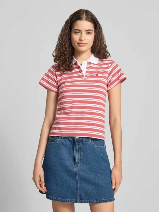 Zdjęcie produktu koszulka polo o kroju slim fit z haftem REVIEW