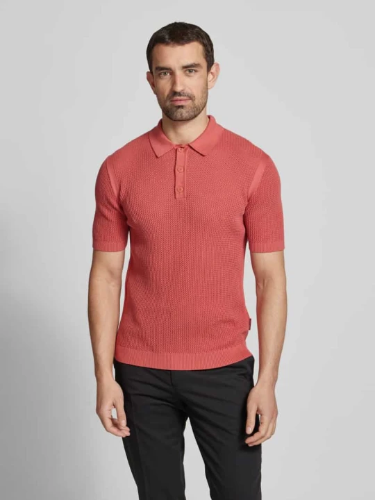 Zdjęcie produktu Koszulka polo o kroju slim fit z kołnierzykiem polo JOOP! Łososiowy