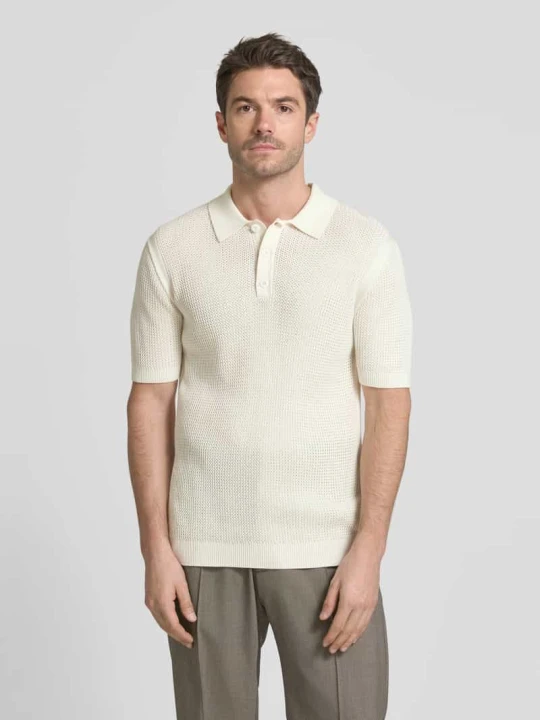 Zdjęcie produktu Koszulka polo o kroju slim fit z kołnierzykiem polo JOOP! Złamany biały