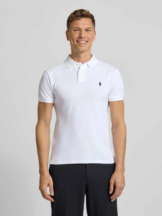 Zdjęcie produktu Koszulka polo o kroju Slim Fit z logo Polo Ralph Lauren Biały