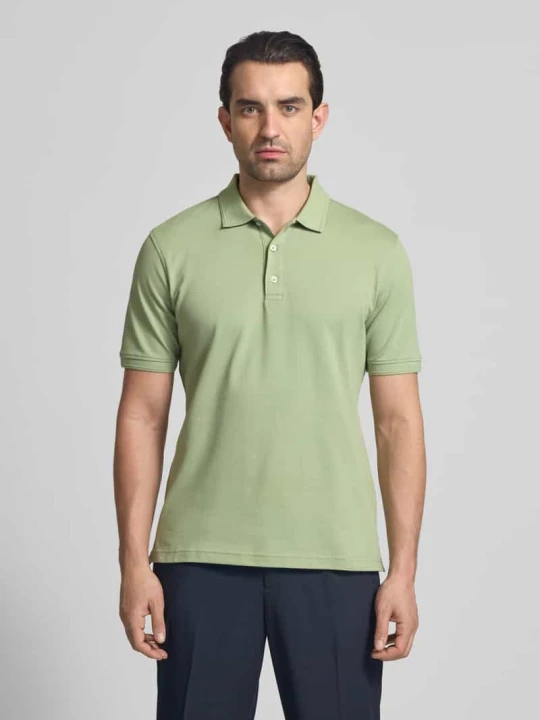 Zdjęcie produktu Koszulka polo o kroju slim fit z Mieszanka bawełny Model 'Pete' BRAX Jasnozielony
