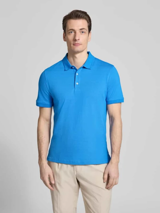 Zdjęcie produktu Koszulka polo o kroju slim fit z Mieszanka bawełny Model 'Pete' BRAX Królewski niebieski