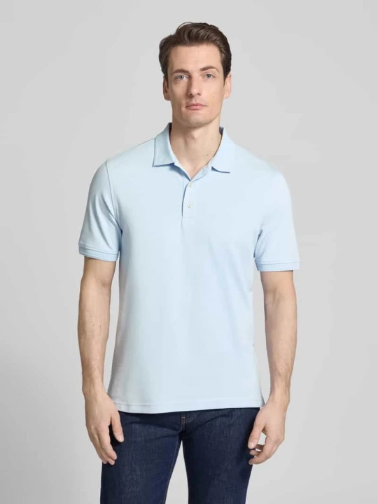 Zdjęcie produktu Koszulka polo o kroju slim fit z Mieszanka bawełny Model 'Pete' BRAX Jasnoniebieski