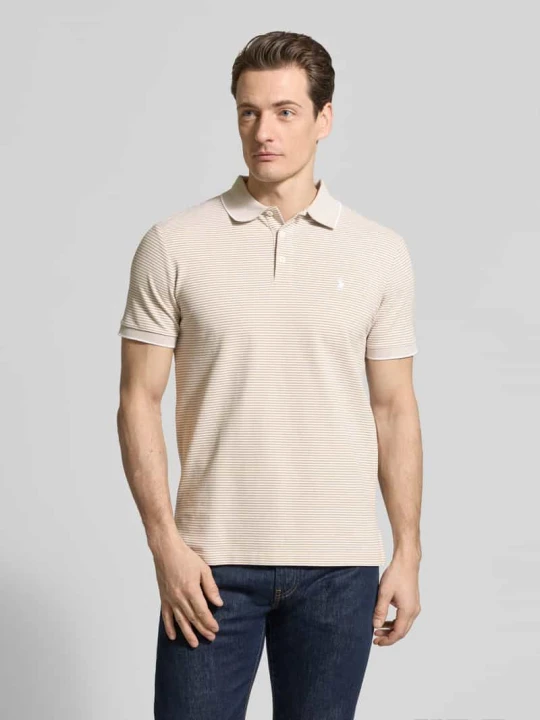 Zdjęcie produktu Koszulka polo o kroju slim fit z mieszanki bawełny Polo Ralph Lauren Khaki