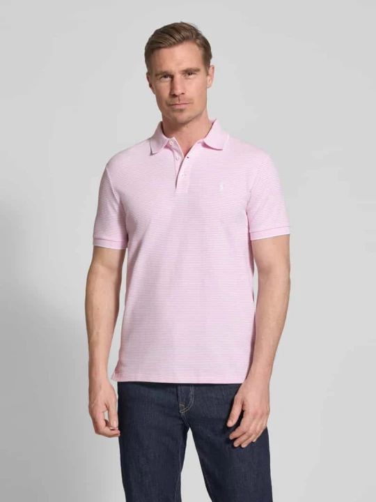 Zdjęcie produktu Koszulka polo o kroju slim fit z mieszanki bawełny Polo Ralph Lauren Różowy