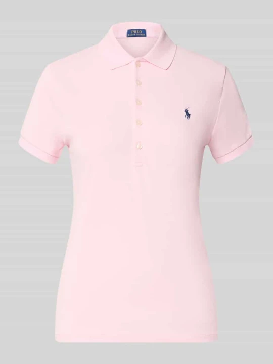 Zdjęcie produktu Koszulka polo o kroju slim fit z mieszanki bawełny Polo Ralph Lauren Jasnoróżowy