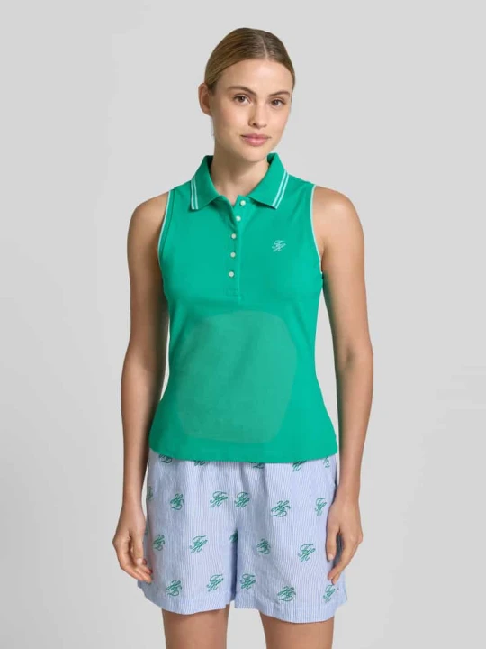 Zdjęcie produktu Koszulka polo o kroju slim fit z mieszanki bawełny Tommy Hilfiger Zielony