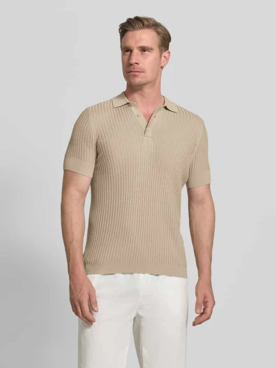 Zdjęcie produktu Koszulka polo o kroju slim fit z mieszanki wiskozy Antony Morato Beżowy