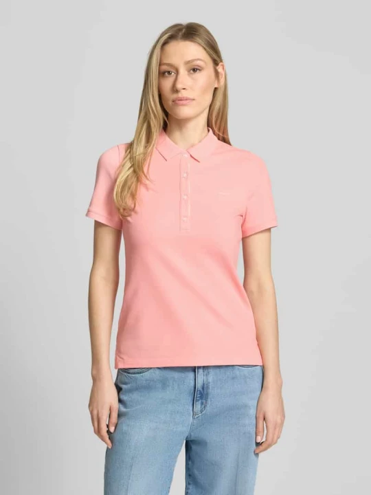 Zdjęcie produktu Koszulka polo o kroju slim fit z naszywanym logo Gant Jasnoróżowy