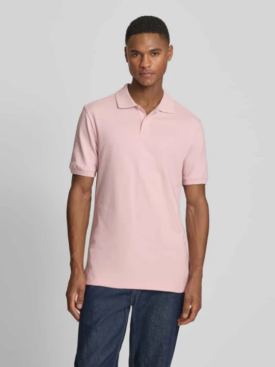 Zdjęcie produktu Koszulka polo o kroju slim fit z naszywanym logo GAP Brudnoróżowy