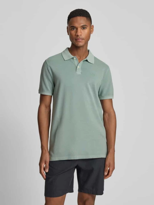 Zdjęcie produktu Koszulka polo o kroju slim fit z naszywanym logo GAP Limonkowy