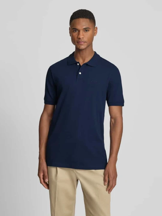 Zdjęcie produktu Koszulka polo o kroju slim fit z naszywanym logo GAP Granatowy