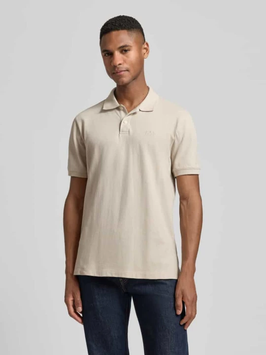 Zdjęcie produktu Koszulka polo o kroju slim fit z naszywanym logo GAP Złamany biały