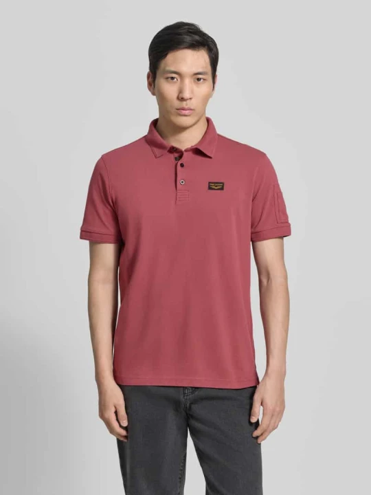 Zdjęcie produktu koszulka polo o kroju slim fit z naszywką z logo PME Legend