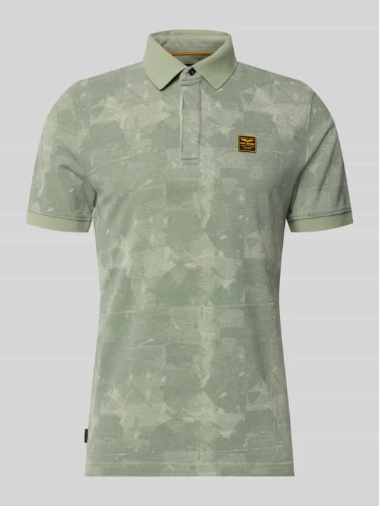 Zdjęcie produktu Koszulka polo o kroju slim fit z naszywką z logo PME Legend Jasnozielony