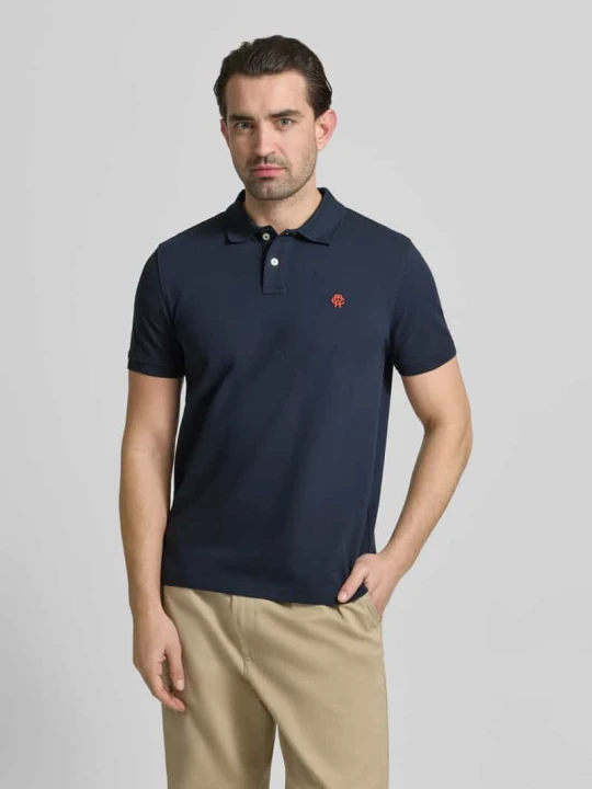 Zdjęcie produktu Polówka o kroju slim fit z haftowanym logo MCNEAL Ciemnoniebieski