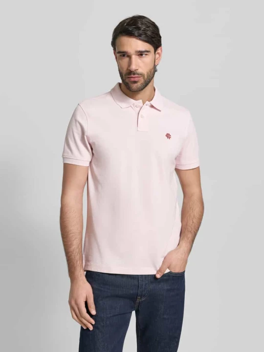 Zdjęcie produktu Polówka o kroju slim fit z haftowanym logo MCNEAL Jasnoróżowy