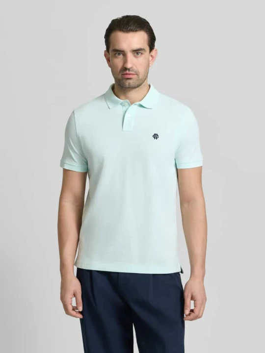 Zdjęcie produktu Polówka o kroju slim fit z haftowanym logo MCNEAL Jasnoturkusowy