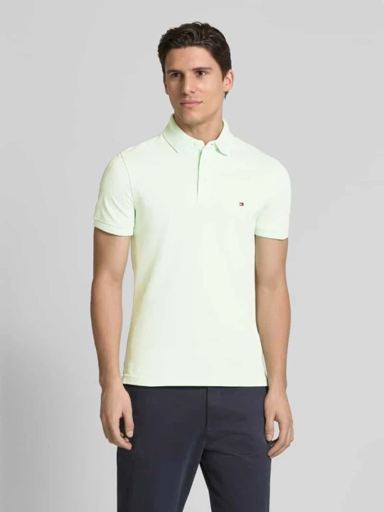 Zdjęcie produktu Koszulka polo o kroju slim fit z wyhaftowanym logo model ‘1985’ Tommy Hilfiger Jasnozielony