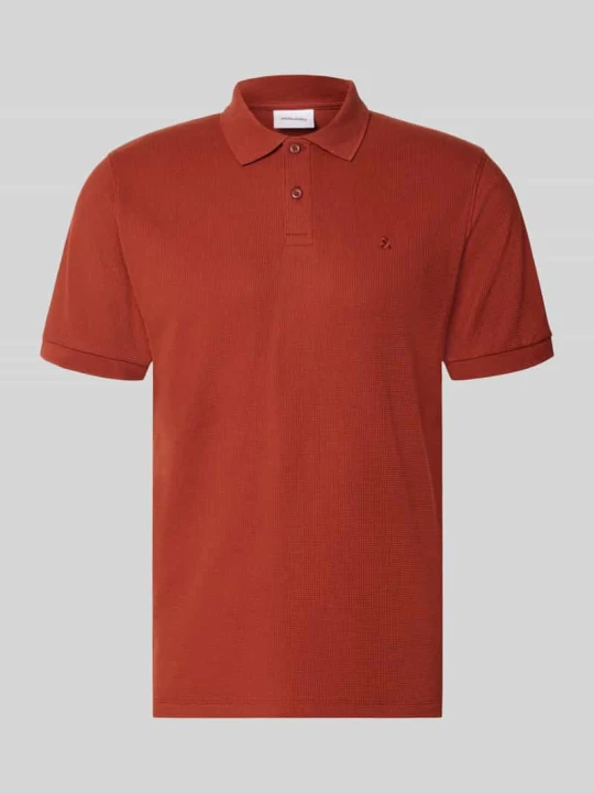 Zdjęcie produktu koszulka polo o kroju slim fit z wyhaftowanym logo model 'AUSTIN' Jack&Jones