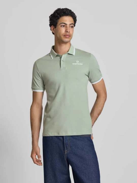 Zdjęcie produktu Koszulka polo o kroju slim fit z wyhaftowanym logo model „Reed” Sergio Tacchini Miętowy