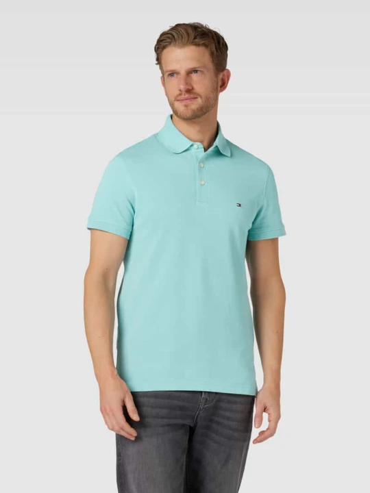 Zdjęcie produktu Koszulka polo o kroju slim fit model ‘1985’ Tommy Hilfiger Jasnoturkusowy